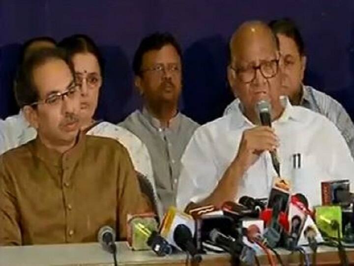 शिवसेना-NCP की प्रेस कॉन्फ्रेंस: शरद पवार ने कहा- MLA मेरे साथ, बहुमत साबित नहीं कर पाएगी नई सरकार Maharashtra- Sharad Pawar said - NCP is against BJP, not with Ajits pawar decision शिवसेना-NCP की प्रेस कॉन्फ्रेंस: शरद पवार ने कहा- MLA मेरे साथ, बहुमत साबित नहीं कर पाएगी नई सरकार