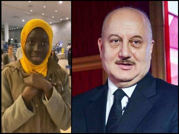 विदेशी फैन की हिंदी से इंप्रेस हुए अनुपम खेर, शेयर किया भावुक मुलाकात का वीडियो Bollywood Actor Anupam Kher Shares Emotional Encounter विदेशी फैन की हिंदी से इंप्रेस हुए अनुपम खेर, शेयर किया भावुक मुलाकात का वीडियो