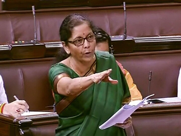 Finance Minister Nirmala Sitharaman Vs Opposition in Rajya Sabha over Economy slowdown अर्थव्यवस्था पर विपक्ष ने साधा सरकार पर निशाना तो सीतारमण बोलीं- सभी फैसले देश हित में हैं