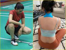 फिल्म 'साइना' की शूटिंग के दौरान लगी चोट से उबरने के बाद परिणीति चोपड़ा ने की बैडमिंटन कोर्ट में वापसी