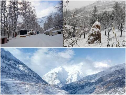 PICTURES: हिमाचल और उत्तराखंड में बर्फबारी ने बदला मौसम का मिजाज, उत्तर भारत में बढ़ी ठंड PICTURES: हिमाचल और उत्तराखंड में बर्फबारी ने बदला मौसम का मिजाज, उत्तर भारत में बढ़ी ठंड