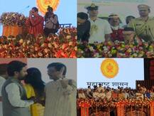 महाराष्ट्र के 18वें CM बने शिवसेना चीफ उद्धव ठाकरे, देखें- शपथ ग्रहण समारोह की खास तस्वीरें