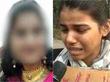 हैदराबाद गैंगरेप: संसद के सामने धरने पर बैठी लड़की, सुबक-सुबक कर बोली- ‘मैं भी जलूंगी लेकिन लडूंगी’