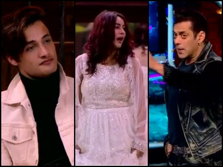 Bigg Boss 13, Salman khan play funny game with asim riaz and shehnaz gill सलमान खान ने आसिम से पूछा- क्या शहनाज़ ने आपको सिद्धार्थ से दूर किया? मिला ये जवाब