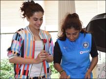 मिताली राज की बायोपिक 'शाबाश मिट्ठू' में नजर आएंगी तापसी पन्नू, शेयर की ये तस्वीर