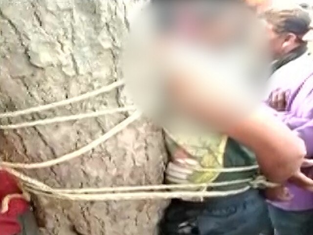मध्यप्रदेश: आपत्तिजनक स्थिति में महिला के साथ पकड़ा गया युवक फिर... Youth found with woman in objectionable position, villagers beat fiercely
