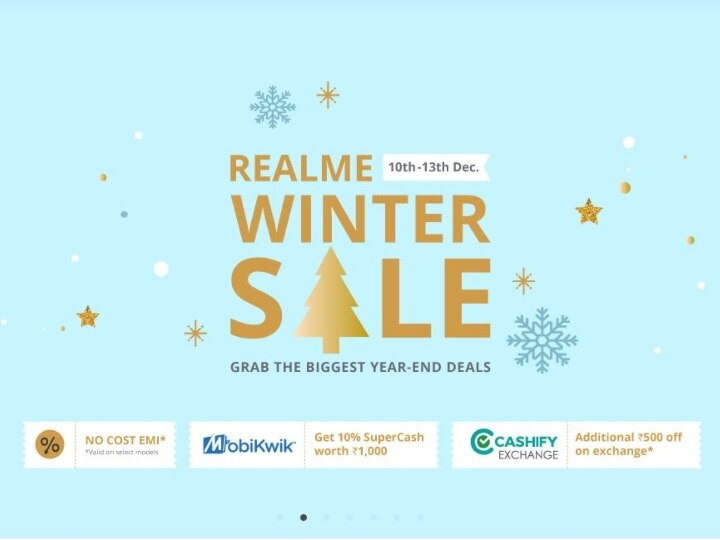 Realme winter sale brings discounts and offers on realme smartphones Realme Winter Sale: इन स्मार्टफोन्स पर मिल रही है जबरदस्त छूट, जानें सभी ऑफर्स