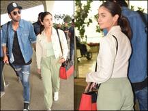 एयरपोर्ट पर एक साथ नज़र आए आलिया भट्ट और रणबीर कपूर, देखें ये खास तस्वीरें