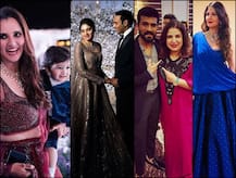 फराह, संगीता बिजलानी समेत इन सितारों ने सानिया मिर्ज़ा की बहन के वेडिंग रिसेप्शन में की शिरकत, देखें INSIDE PICS