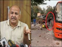 मनीष सिसोदिया ने वीडियो ट्वीट कर लगाया बड़ा आरोप, कहा- वर्दी वालों से बसों में आग लगवा रही है BJP