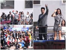 बस पर सवार होकर 'स्ट्रीट डांसर' के 3D ट्रेलर लॉन्च पर पहुंचे वरुण धवन और श्रद्धा कपूर