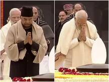 अटल स्मारक पहुंचकर राष्ट्रपति कोविंद और पीएम मोदी ने दी ‘भारत रत्न अटल बिहारी वाजपेयी’ को श्रद्धांजलि