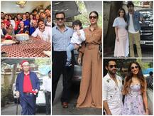 PHOTOS: कपूर फैमिली के क्रिसमस लंच पर नवाबी अंदाज में पहुंचे सैफ-करीना और तैमूर
