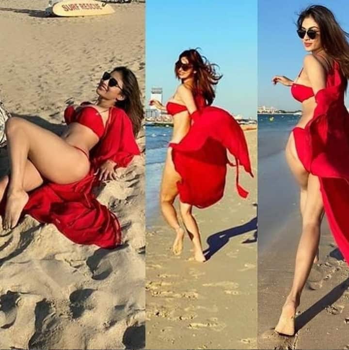 अभिनेत्री मौनी रॉय इन दिनों वैकेशन इंजॉय कर रही हैं. ऐसे में सोशल मीडिया पर उन्होंने कुछ बेहद खास तस्वीरें फैंस के साथ शेयर की हैं. इन तस्वीरों में मौनी समंदर किनारें बेहद बोल्ड अवतार में दिखाई दे रही हैं. (Photo Credit: @imouniroy Instagram)