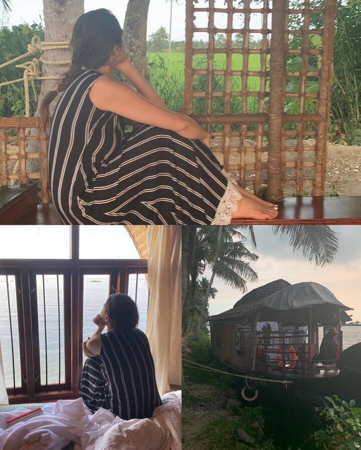 बता दें कि दो दिन पहले ही सारा अली खान अपने पिता सैफ अली खान और करीना कपूर खान के घर क्रिसमस पार्टी में शामिल हुई थीं. (तस्वीर: सारा अली खान, इंस्टाग्राम)