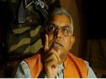 पश्चिम बंगाल में बीजेपी प्रदेश अध्यक्ष दिलीप घोष के काफिले पर पथराव, दिखाए गए काले झंडे