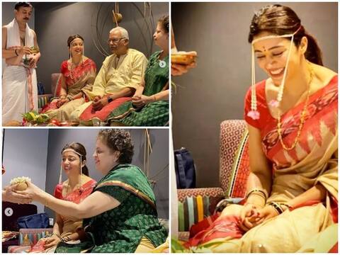 'बिग बॉस' फेम नेहा पेंडसे जल्द करने जा रही हैं शादी, पूजा की खास तस्वीरें आई सामने 'बिग बॉस' फेम नेहा पेंडसे जल्द करने जा रही हैं शादी, पूजा की खास तस्वीरें आई सामने