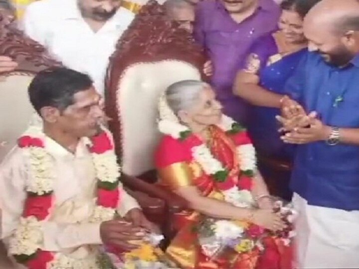 Elderly Couple In Kerala Old Age Home Falls In Love Gets Married In