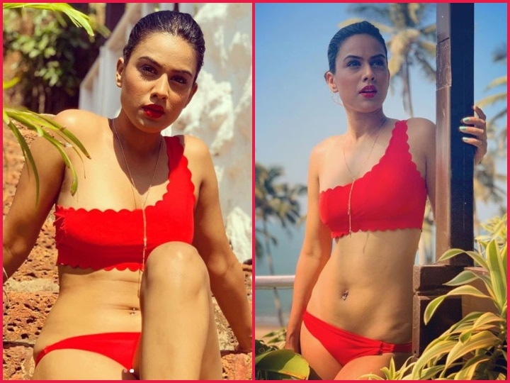 Nia Sharma shares her beautiful style in red bikini, pictures are getting viral रेड बिकिनी में निया शर्मा ने शेयर किया अपना खूबसूरत अंदाज़, तस्वीरें हो रही हैं वायरल
