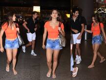 हफ्तेभर बाद मालदीव से भाई इब्राहिम के साथ लौटीं सारा अली खान, देखें एयरपोर्ट की ये तस्वीरें