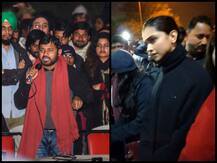JNU पहुंचकर चुपचाप खड़ी कन्हैया के नारों को सुनती रहीं दीपिका पादुकोण, सामने आईं हैं ये तस्वीरें