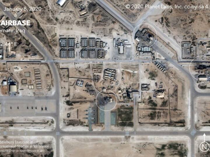 ईरान के बैलेस्टिक मिसाइल हमलों के बाद भी कोई अमेरिकी सैनिक क्यों नहीं हुआ हताहत? जानिए WHY NO LOSS TO AMERICA IN IRAN MISSILE ATTACKS: SATELLITE IMAGES ईरान के बैलेस्टिक मिसाइल हमलों के बाद भी कोई अमेरिकी सैनिक क्यों नहीं हुआ हताहत? जानिए