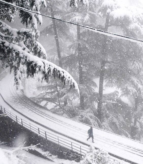 तस्वीरें शिमला की हैं जहां बुधवार को सीजन का सबसे ठंडा दिन रहा. कड़ाके की ठंड औऱ भारी बर्फबारी के बीच जहां शिमला का पारा माइनस 3.7 डिग्री पहुंचा तो वहीं लाहौल स्पीति में तापमान माइनस 14.6 तक पहुंच गया है.