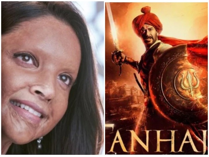 Deepika film Chhapak and Tanaji likes people लोगों के दिलों को छू रही है ''छपाक'' तो ''तानाजी'' भी दर्शकों को आ रही है पसंद