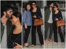 PHOTOS: पब्लिक प्लेस पर खुलेआम सुष्मिता सेन को ब्वॉयफ्रेंड रोहमन ने किया KISS, मम्मी भी थीं साथ