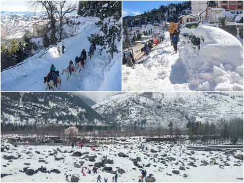 PHOTOS: पहाड़ों पर हुई बर्फबारी से फिर बढ़ी मैदानी इलाकों में ठंड, शिमला में -1 डिग्री तक पहुंचा तापमान PHOTOS: पहाड़ों पर हुई बर्फबारी से फिर बढ़ी मैदानी इलाकों में ठंड, शिमला में -1 डिग्री तक पहुंचा तापमान