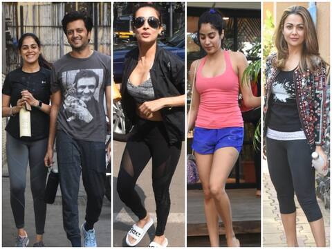 Spotted: वर्क आउट के बाद एक से एक हॉट लुक में स्पॉट हुईं मलाइका से लेकर जाह्नवी, यहां देखिए सेलेब्स की तस्वीरें Spotted: वर्क आउट के बाद एक से एक हॉट लुक में स्पॉट हुईं मलाइका से लेकर जाह्नवी, यहां देखिए सेलेब्स की तस्वीरें