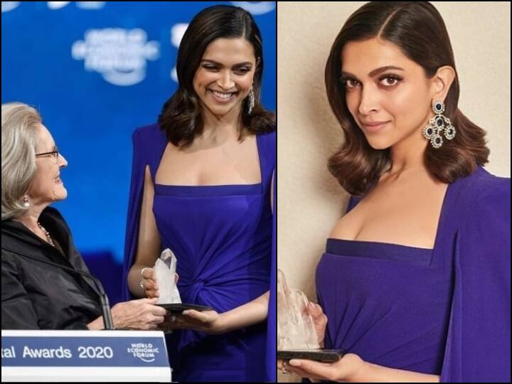 deepika padukone get Crystal Award 2020 for her mental health awareness contribution डिप्रेशन से जूझ चुकीं दीपिका पादुकोण को मिला 'क्रिस्टल अवॉर्ड', इसलिए मिला सम्मान