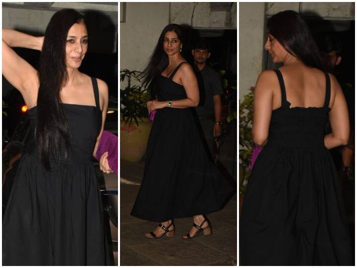 बॉलीवुड अभिनेत्री तबू हाल ही में सोनाली बेंद्रे के पति गोल्डी बहल के बर्थडे बैश में शिरकत करने के लिए पहुंचीं. (Photo Credit: Manav Manglani)