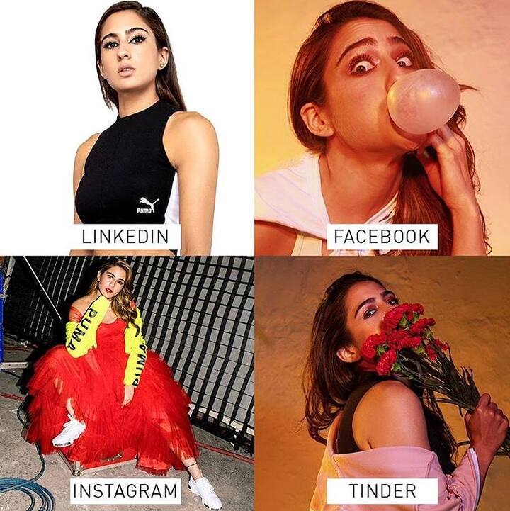 सारा अली खान: सारा अली खान ने भी चैलेंज के तरह अपनी दिलचस्प तस्वीरें शेयर की है. (Photo Credit: Instagram)