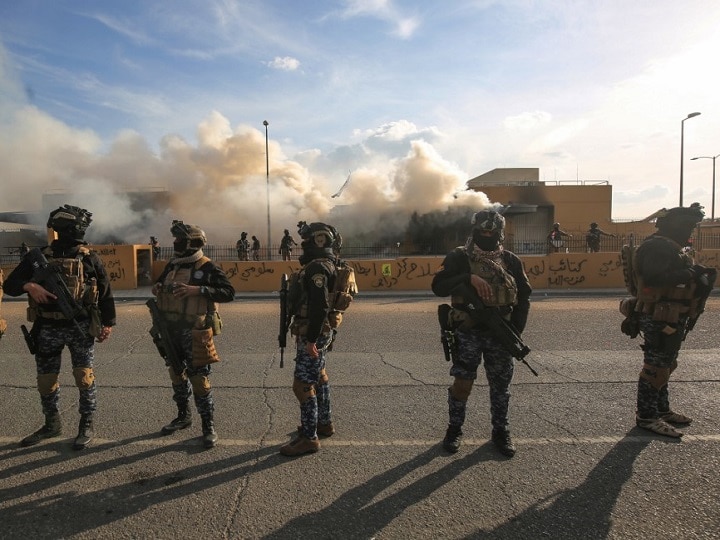 ISIS attack In Baghdad 6 Iraqi Security Personnel and Civilians Dead इराक की राजधानी बगदाद में ISIS का हमला, 6 सुरक्षाबलों समेत 8 लोगों की मौत
