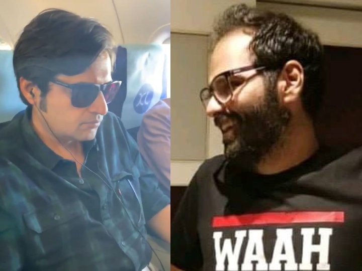 Arnab Goswami faces comedian Kunal Kamra again on flight कुणाल कामरा आज फिर उड़ान के दौरान अर्नब गोस्वामी से उलझे, दो और एयरलाइंस ने लगाई उड़ने पर पाबंदी