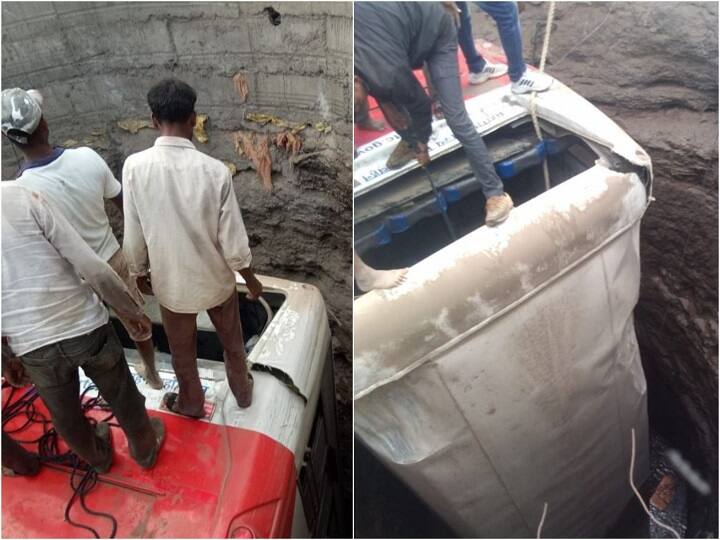 Nashik: 25 killed as bus, autorickshaw fall in well after crash नासिक में दर्दनाक हादसा: बस से भिड़ा ऑटो रिक्शा, दोनों गाड़ियां कुएं में गिरीं, अबतक 25 लोगों की मौत