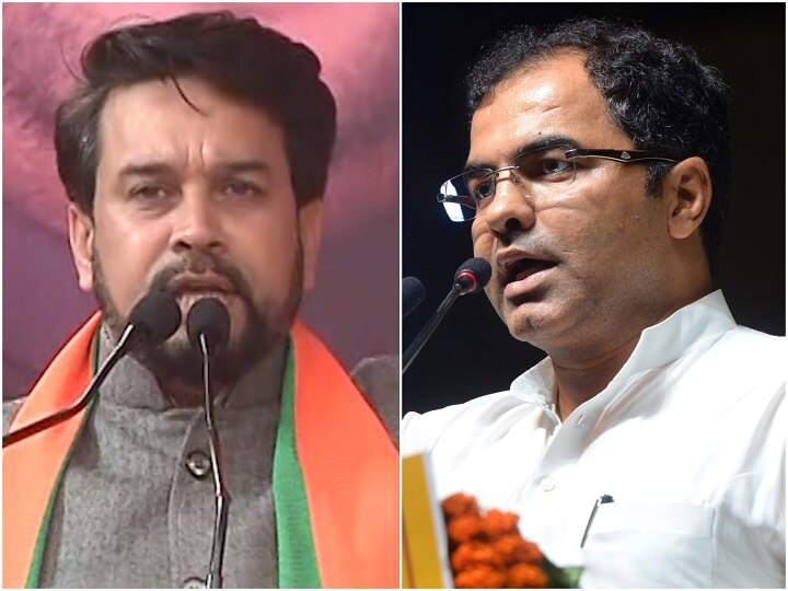 Anurag thakur and Parvesh verma still can campaign for Bjp in delhi 2020 assembly election दिल्ली चुनाव: नफरत फैलाने के बावजूद प्रचार कर सकते हैं ठाकुर और प्रवेश, कार्रवाई से नहीं पड़ा कोई फर्क