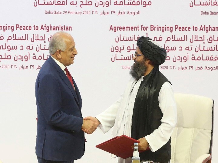 America and Afghanistan Taliban sign peace agreement दोहा में तालिबान और अमेरिका के बीच ऐतिहासिक शांति समझौते पर हुए हस्ताक्षर, लौटेंगी फोर्सेज