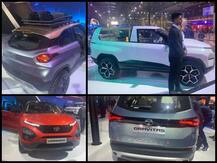 Auto Expo 2020 का धमाकेदार आगाज, लोगों के दिलों पर छायीं टाटा की चार नई एसयूवी