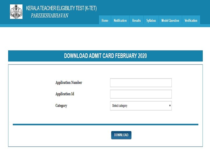 KTET Admit Card 2020 released for Feb Exam Download Link available KTET Admit Card 2020: केटीईटी एडमिड कार्ड जारी, ऐसे करें डाउनलोड