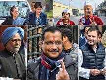 Delhi Elections: राष्ट्रपति कोविंद, राहुल-सोनिया और केजरीवाल समेत तमाम हस्तियों ने डाला वोट