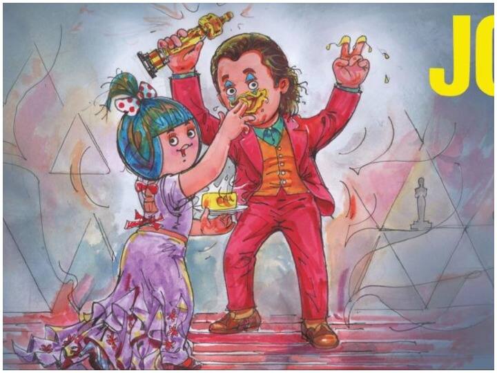 अमूल इंडिया ने ऑस्कर विजेता वॉकिन फीनिक्स के लिए बनाया कार्टून, पेटा ने की आलोचना Amul Gets roasted by PETA on paying tribute to Joaquin Phoenix for Oscar speech on animal rights अमूल इंडिया ने ऑस्कर विजेता वॉकिन फीनिक्स के लिए बनाया कार्टून, पेटा ने की आलोचना