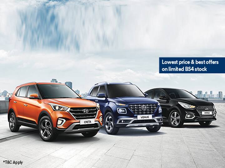 Hyundai इन गाड़ियों पर दे रही है 2.50 लाख रुपये तक का बंपर डिस्काउंट, ये रही लिस्ट Hyundai is offering bumper discount on cars and SUV, all you need to know Hyundai इन गाड़ियों पर दे रही है 2.50 लाख रुपये तक का बंपर डिस्काउंट, ये रही लिस्ट