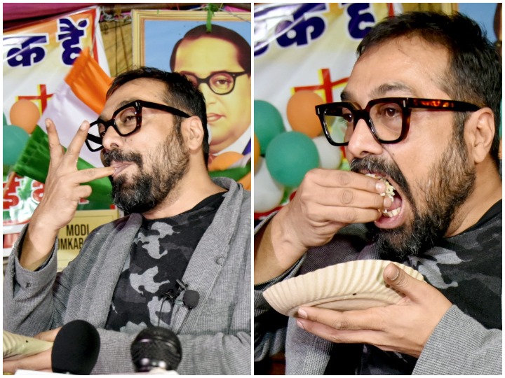 VIDEO: Anurag Kashyap Shaheen Bagh reaching the gap biryani, viral is video Anurag Kashyap Eats briyani at Shaheen bagh protest Video goes viral watch here