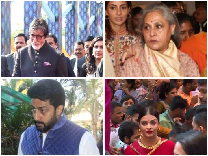 भोपाल: सास इंदिरा भादुड़ी का जन्मदिन मनाने परिवार के साथ पहुंचे अमिताभ बच्चन, फैंस की उमड़ी भीड़ Amitabh reached Bhopal to celebrate mother in law Indira Bhaduri birthday with family भोपाल: सास इंदिरा भादुड़ी का जन्मदिन मनाने परिवार के साथ पहुंचे अमिताभ बच्चन, फैंस की उमड़ी भीड़