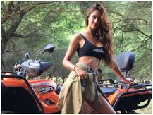 दिशा पटानी ने बैक फ्लिप लगाकर टाइगर श्रॉफ को दी टक्कर, सोशल मीडिया पर वीडियो वायरल