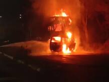 आगरा-लखनऊ एक्सप्रेस-वे पर भीषण हादसा, ट्रक-वैन की टक्कर से लगी आग, 7 लोग जिंदा जले