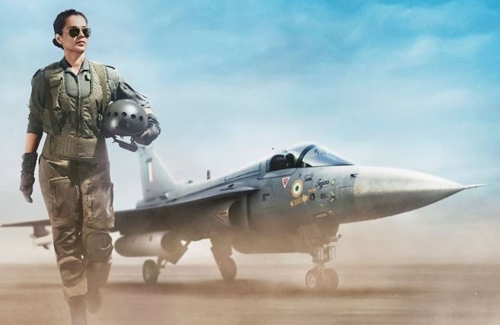 'Tejas' first look- Kangana Ranaut in the role of Air Force Fighter Pilot फिल्म 'तेजस' के फर्स्ट लुक में एयर फोर्स फाइटर पाइलट के किरदार में नजर आ रही हैं कंगना रनौत