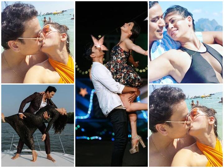 टेलीविजन की दुनिया के मशहूर अभिनेता अनुराग शर्मा इस दिनों शादी के बाद पत्नी के साथ हनीमून इंजॉय कर रहे हैं. इस दौरान वो सोशल मीडिया पर अपनी एक से एक रोमांटिक तस्वीर भी फैंस के साथ शेयर कर रहे हैं. (Photo Credit: @anuragkraag Instagram)